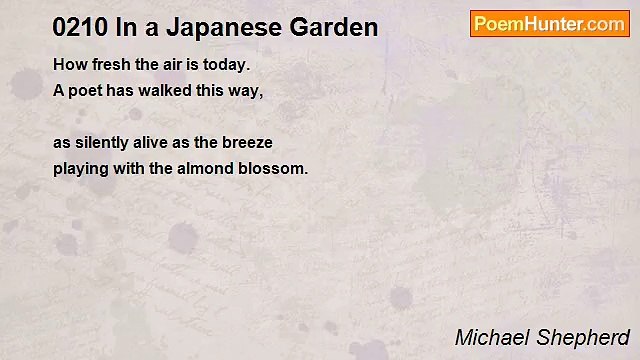 Michael Shepherd - 0210 In a Japanese Garden