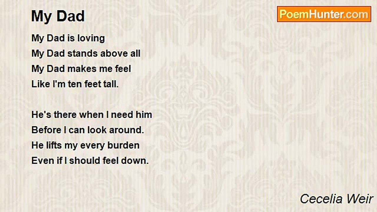 Cecelia Weir - My Dad