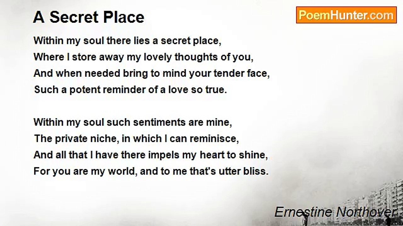 Ernestine Northover - A Secret Place