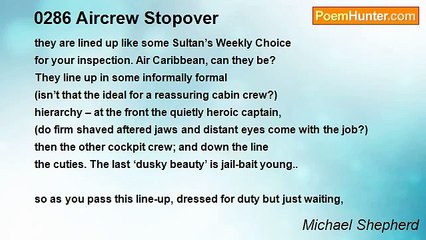 Michael Shepherd - 0286 Aircrew Stopover