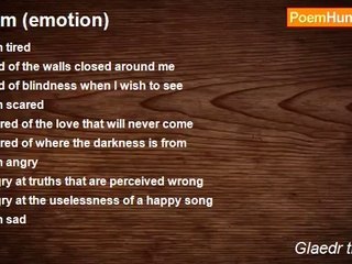 Glaedr the poet - I am (emotion)