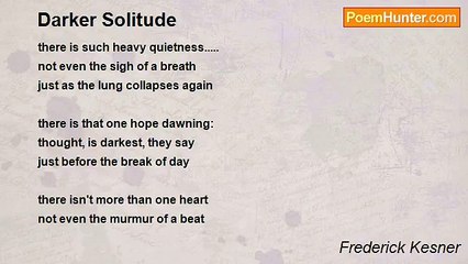 Frederick Kesner - Darker Solitude