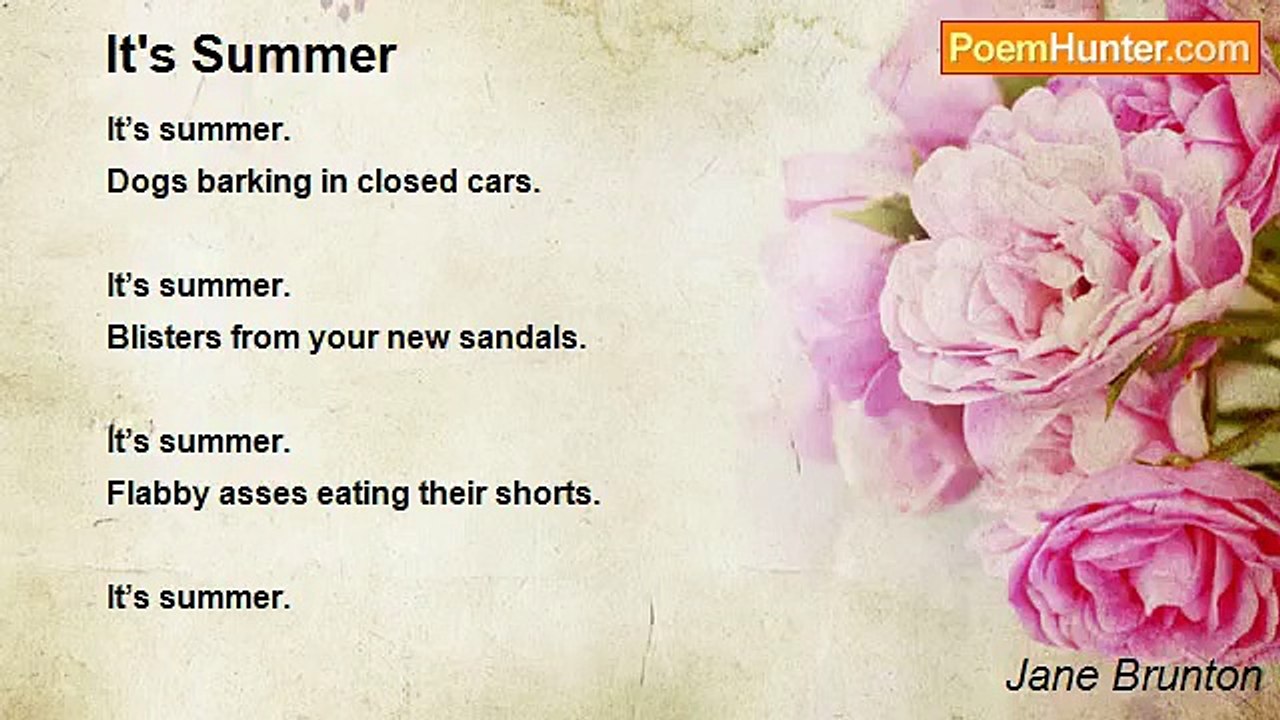 Jane Brunton - It's Summer