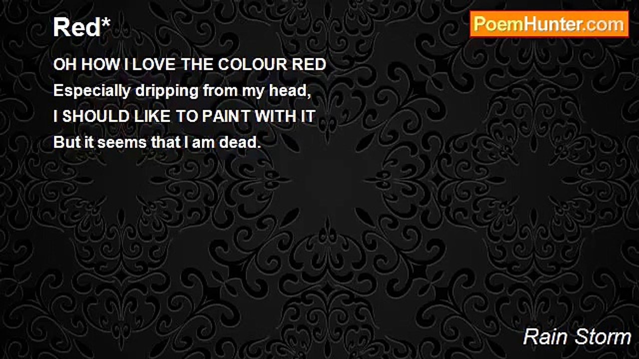 Rain Storm - Red*