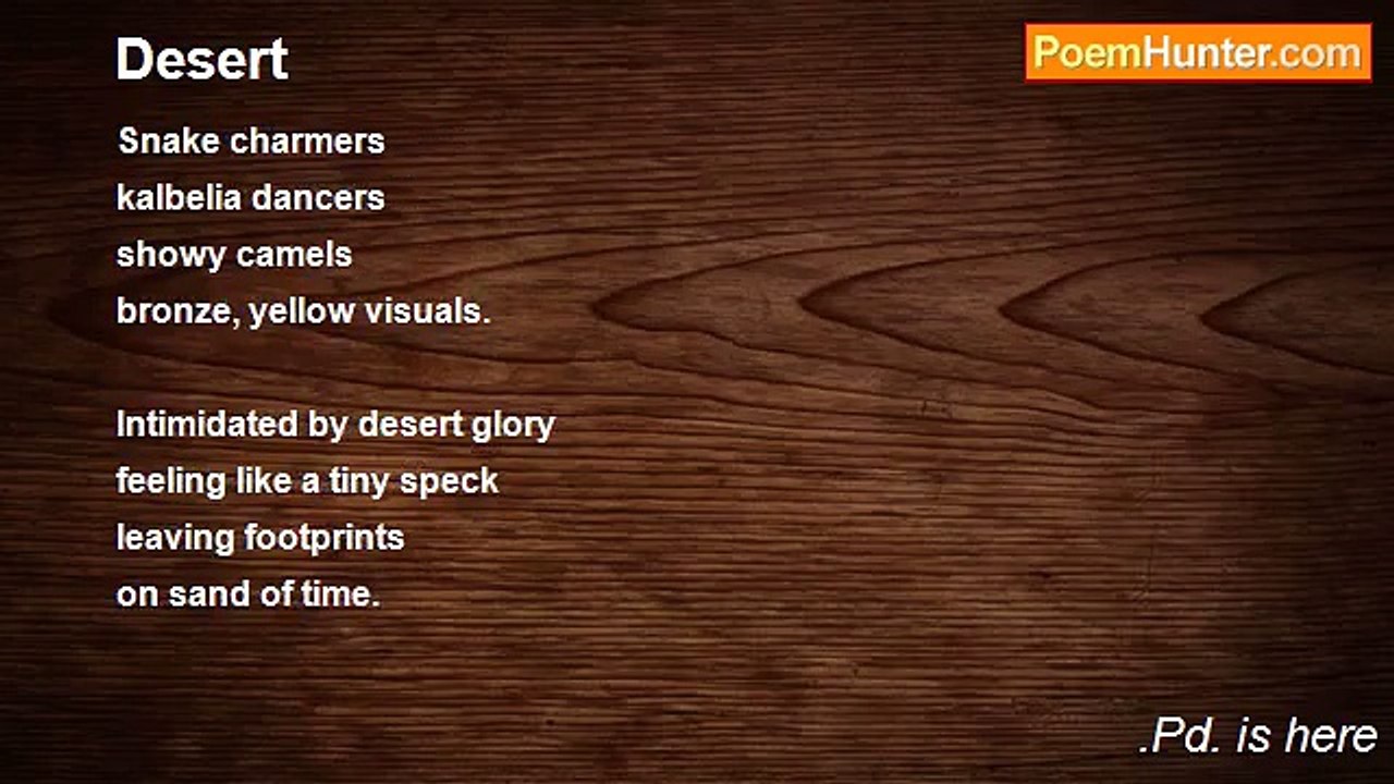 .Pd. is here - Desert