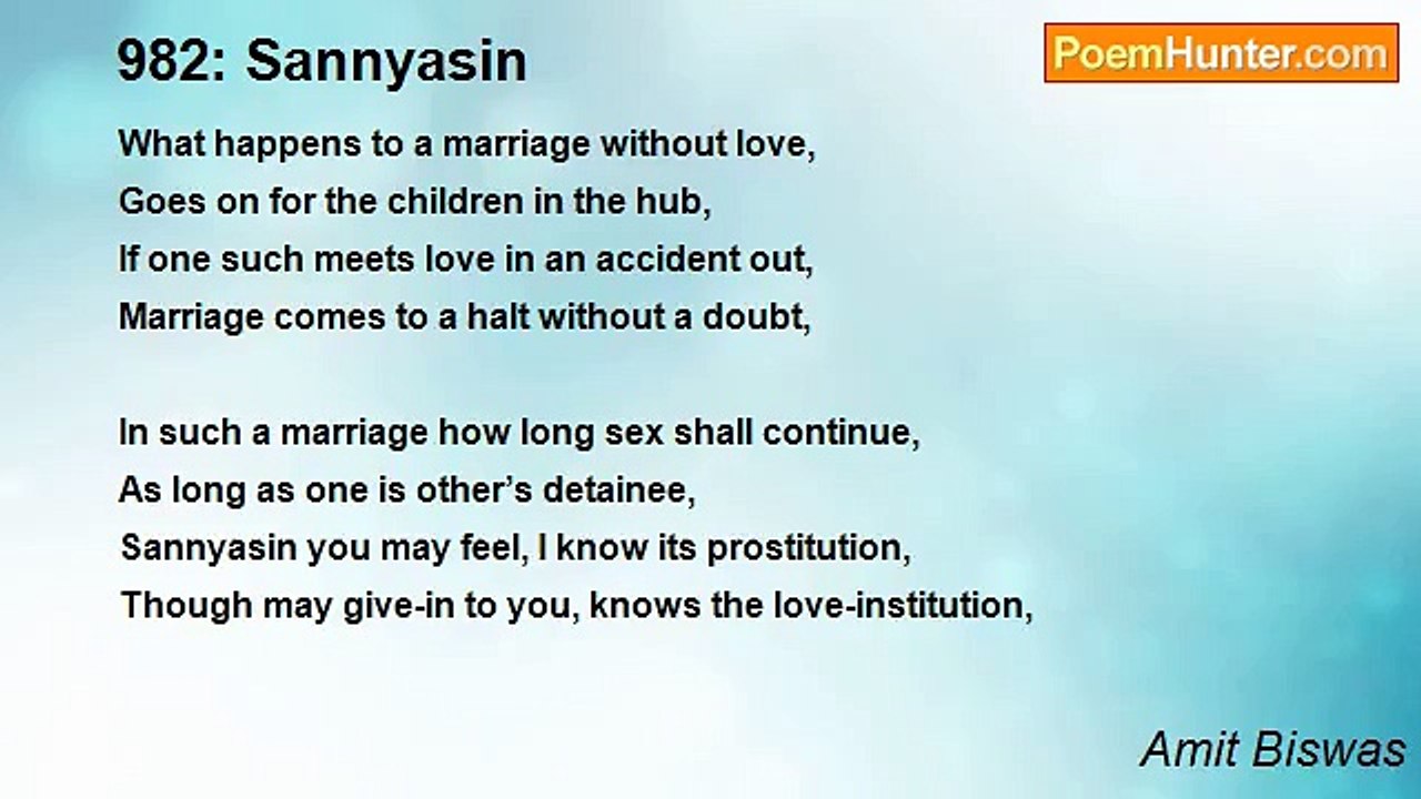 Amit Biswas - 982: Sannyasin
