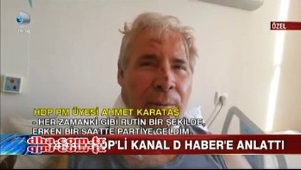HDP'li Yöneticiye Saldırı Anı