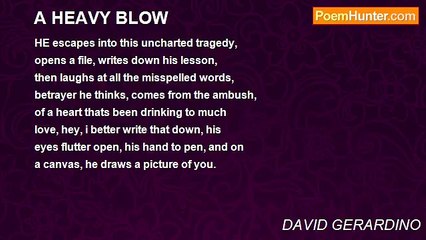 DAVID GERARDINO - A HEAVY BLOW