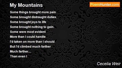 Cecelia Weir - My Mountains