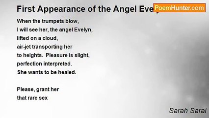 Sarah Sarai - First Appearance of the Angel Evelyn