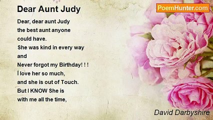 David Darbyshire - Dear Aunt Judy