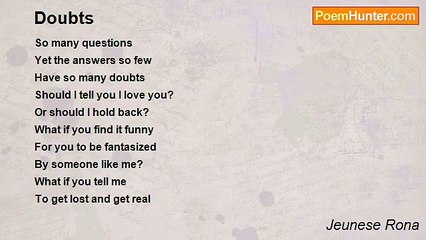 Jeunese Rona - Doubts