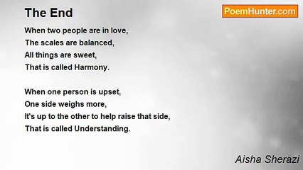 Aisha Sherazi - The End