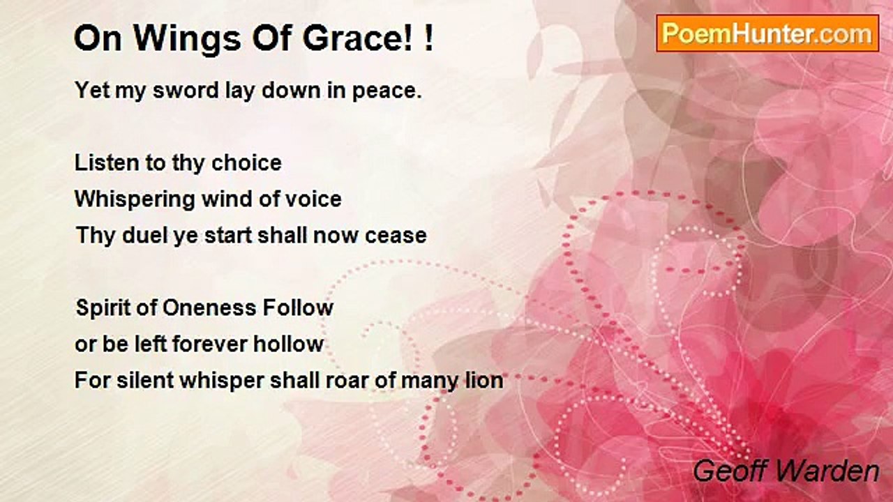 Geoff Warden - On Wings Of Grace! !