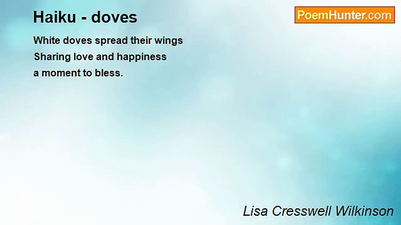 Lisa Cresswell Wilkinson - Haiku - doves