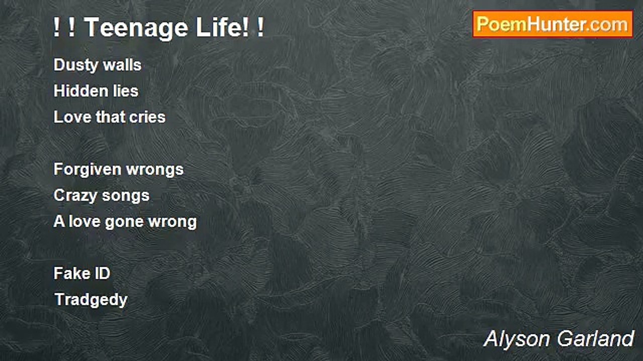 Alyson Garland - ! ! Teenage Life! !