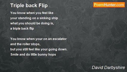David Darbyshire - Triple back Flip