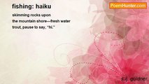 s./j. goldner - fishing: haiku