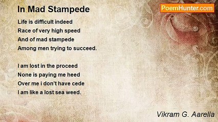 Vikram G. Aarella - In Mad Stampede