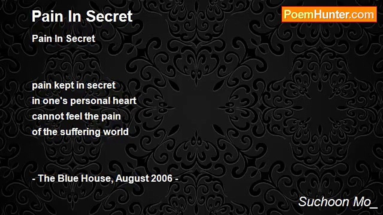 Suchoon Mo_ - Pain In Secret
