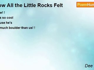 Dee Daffodil - How All the Little Rocks Felt