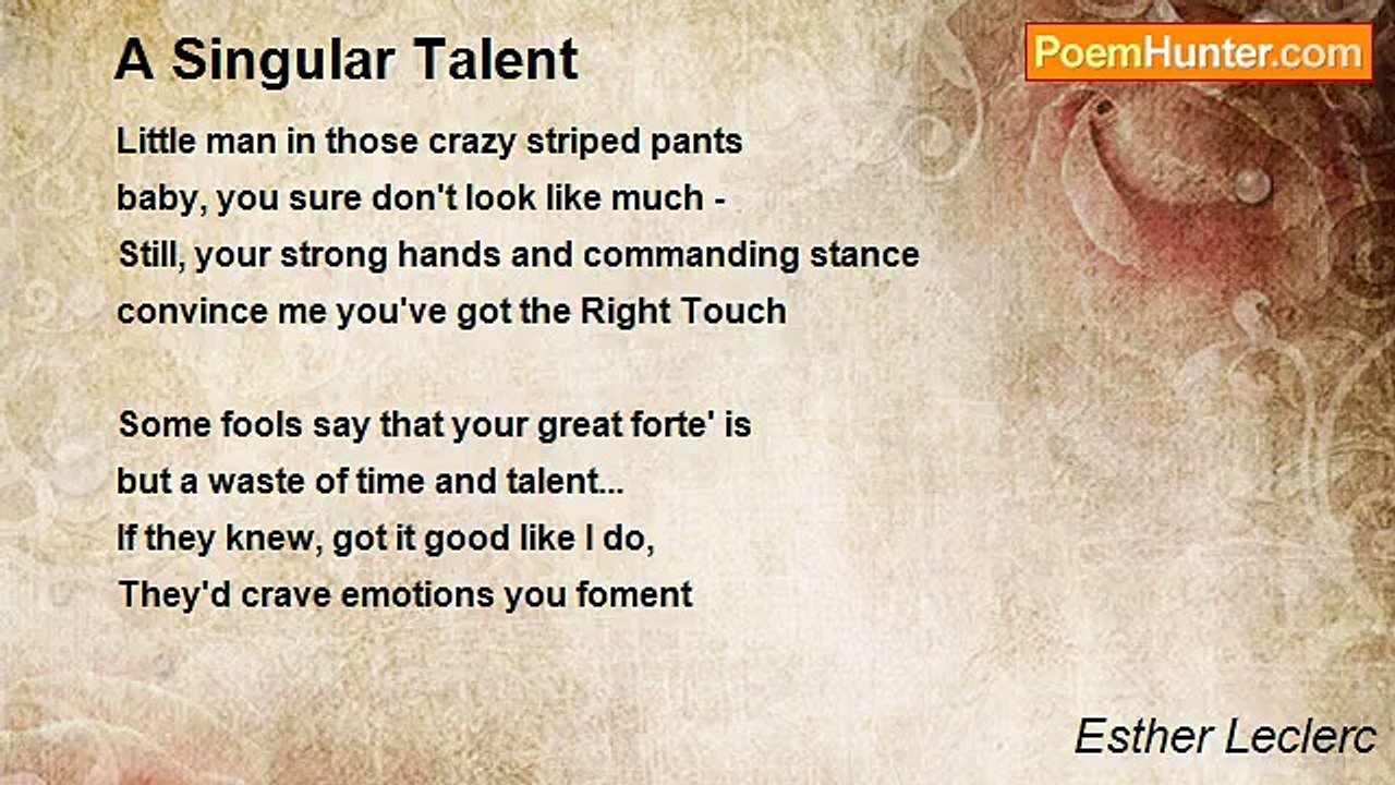 Esther Leclerc - A Singular Talent