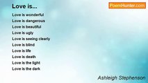 Ashleigh Stephenson - Love is...