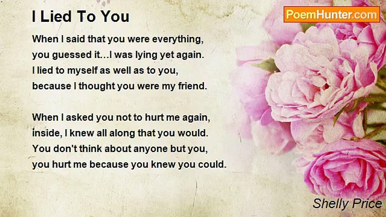 Shelly Price - I Lied To You