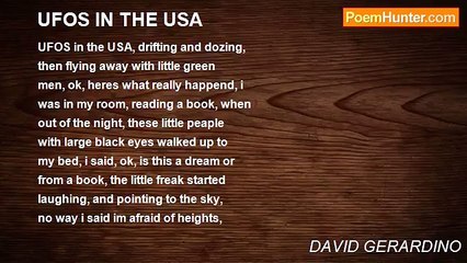 DAVID GERARDINO - UFOS IN THE USA