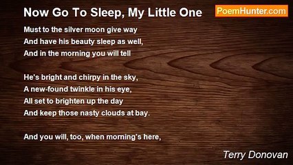Terry Donovan - Now Go To Sleep, My Little One