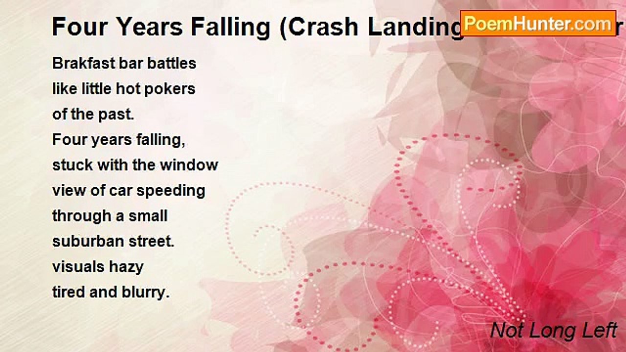 Not Long Left - Four Years Falling (Crash Landing After A Four Year Manic Freefall)
