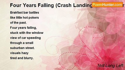 Not Long Left - Four Years Falling (Crash Landing After A Four Year Manic Freefall)
