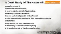 Erhard Hans Josef Lang - Is Death Really Of The Nature Of Life, Dear God?