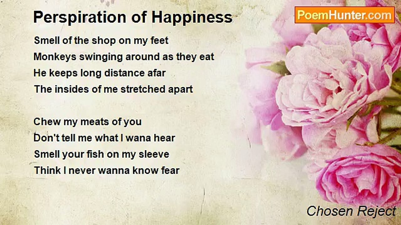 Chosen Reject - Perspiration of Happiness