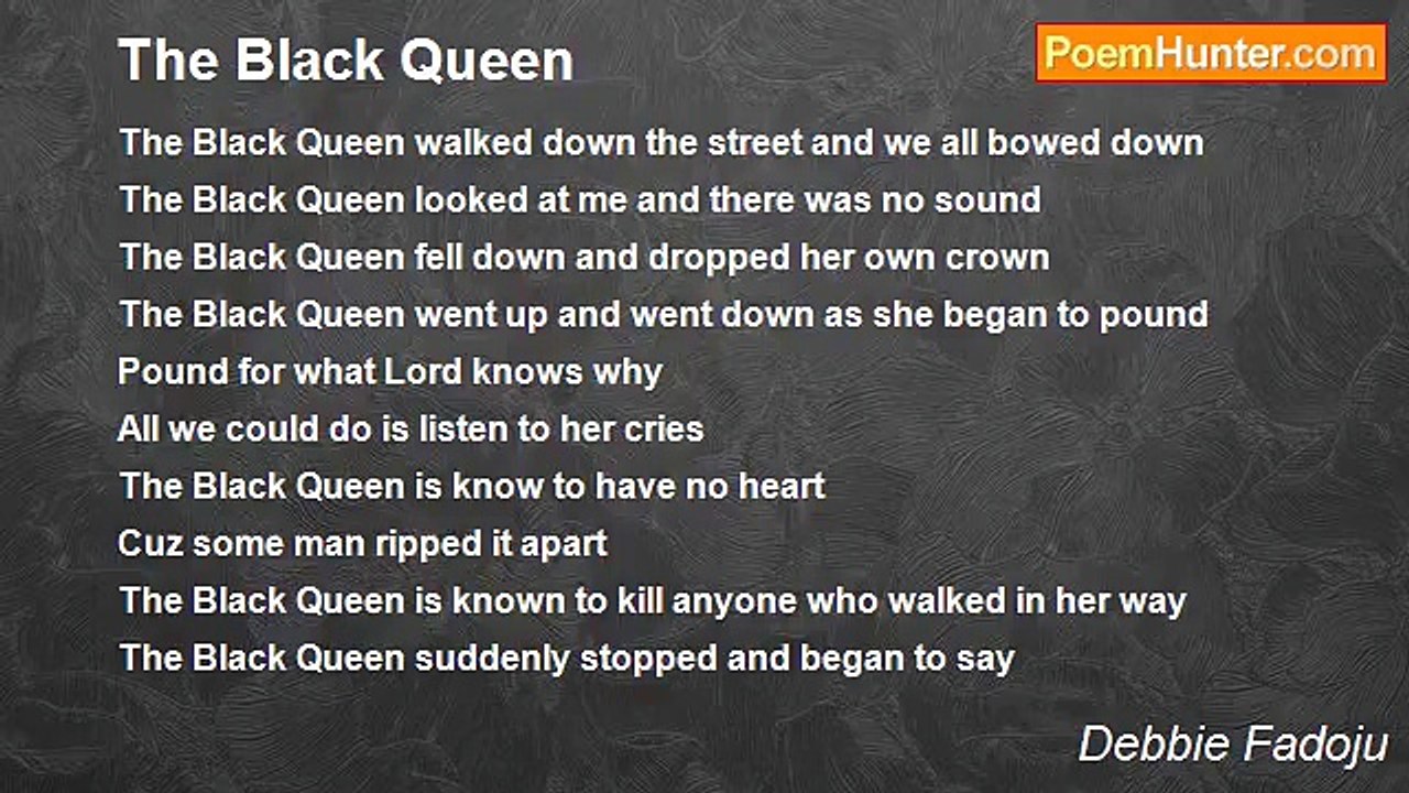 Debbie Fadoju - The Black Queen