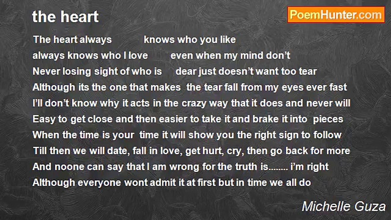 Michelle Guza - the heart