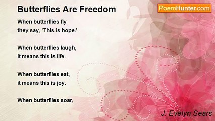 J. Evelyn Sears - Butterflies Are Freedom