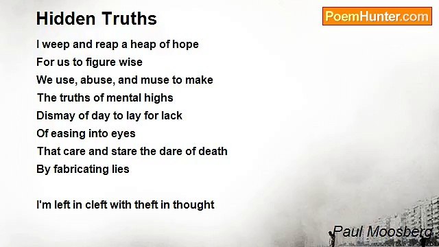 Paul Moosberg - Hidden Truths