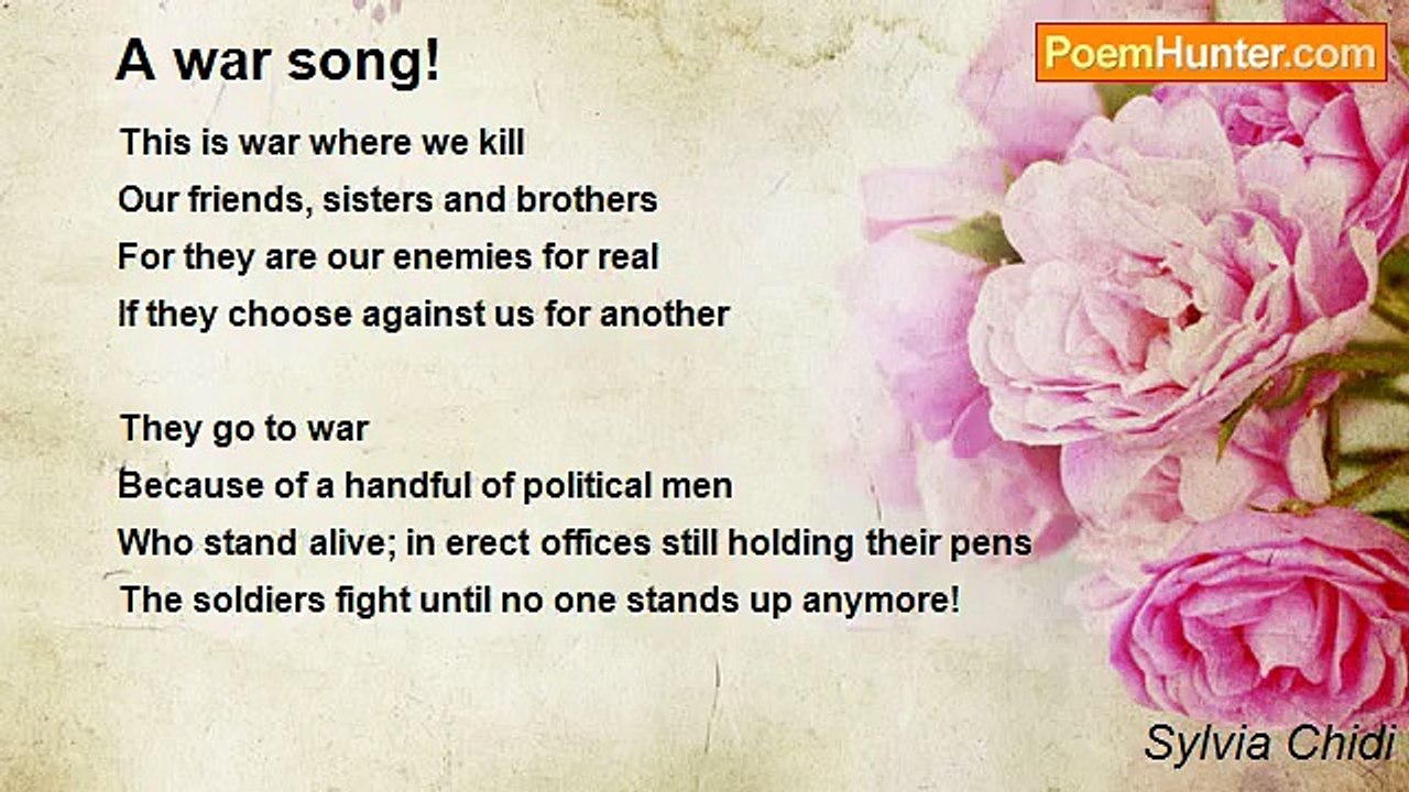 Sylvia Chidi - A war song!