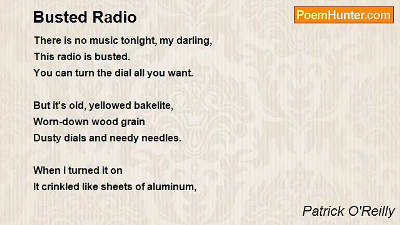 Patrick O'Reilly - Busted Radio