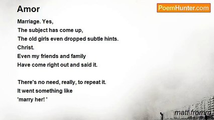 matt fromm - Amor