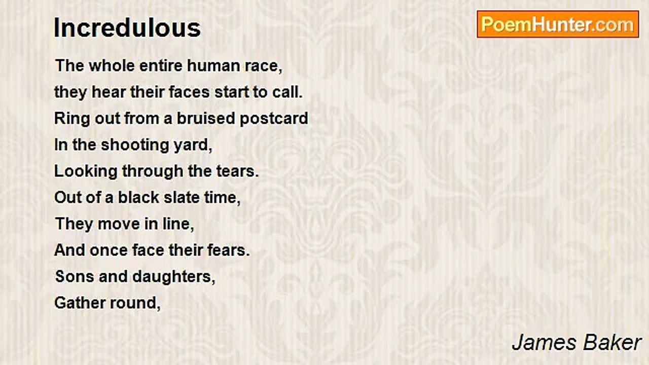 James Baker - Incredulous