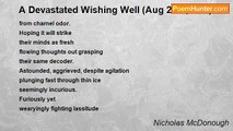 Nicholas McDonough - A Devastated Wishing Well (Aug 20th,2003)