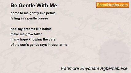 Padmore Enyonam Agbemabiese - Be Gentle With Me