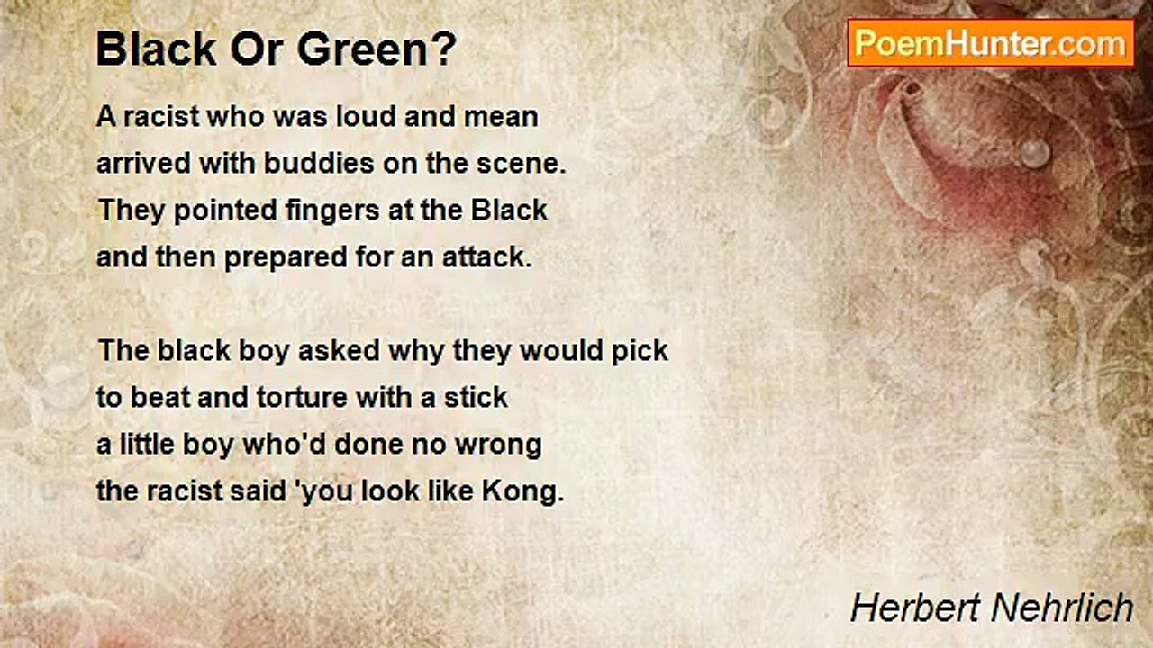 Herbert Nehrlich - Black Or Green?