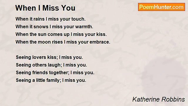 Katherine Robbins - When I Miss You