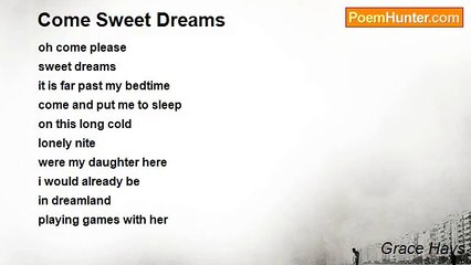 Grace Hays - Come Sweet Dreams