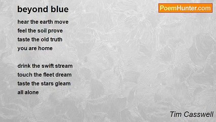 Tim Casswell - beyond blue