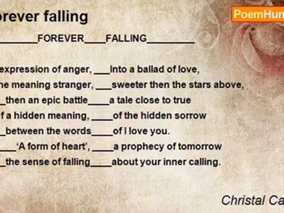 Christal Carpenter - Forever falling