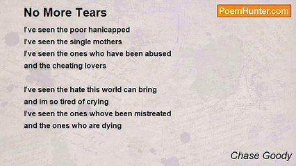 Chase Goody - No More Tears